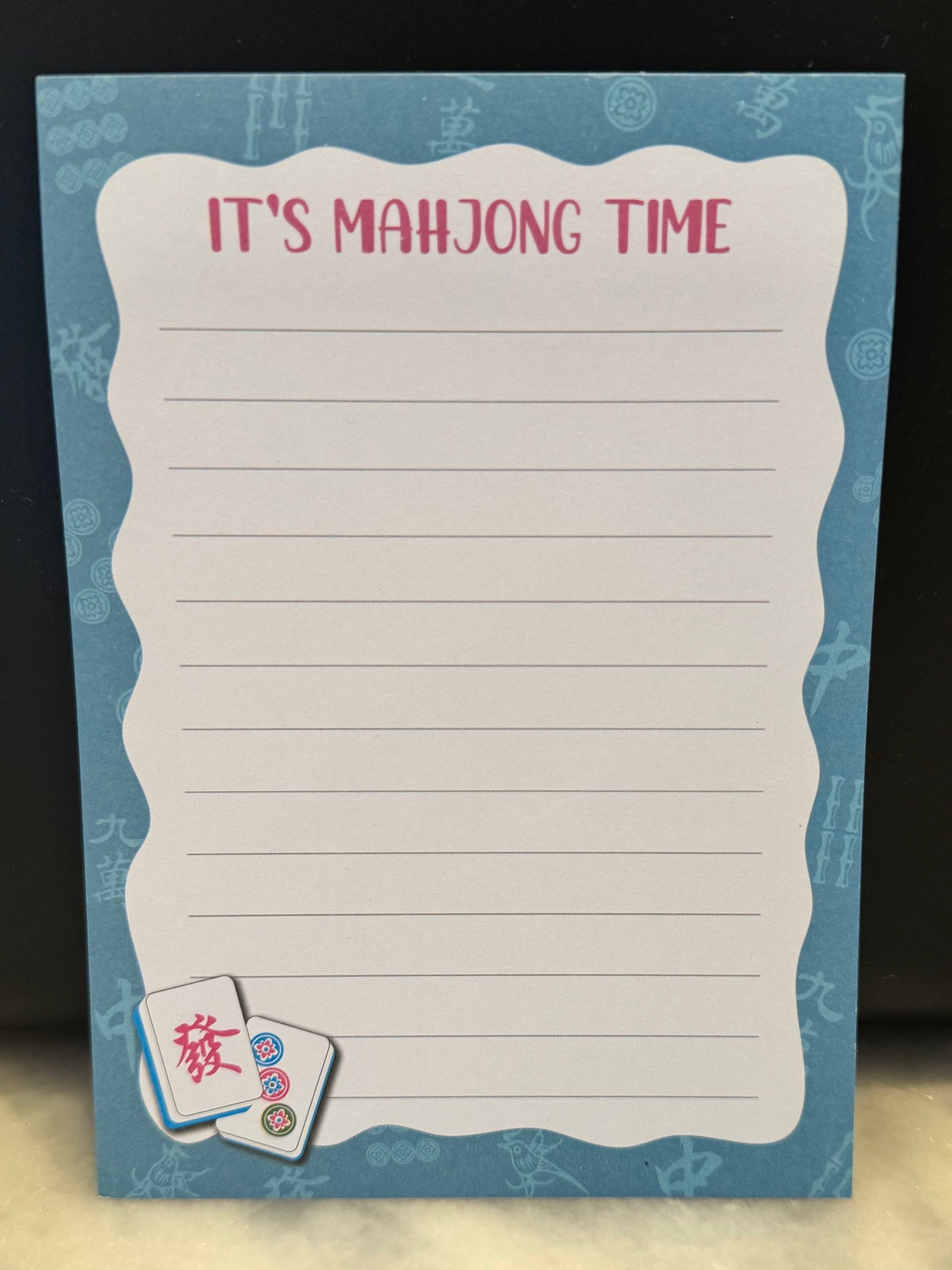 It's Mahjong Time - Sticky Notepad