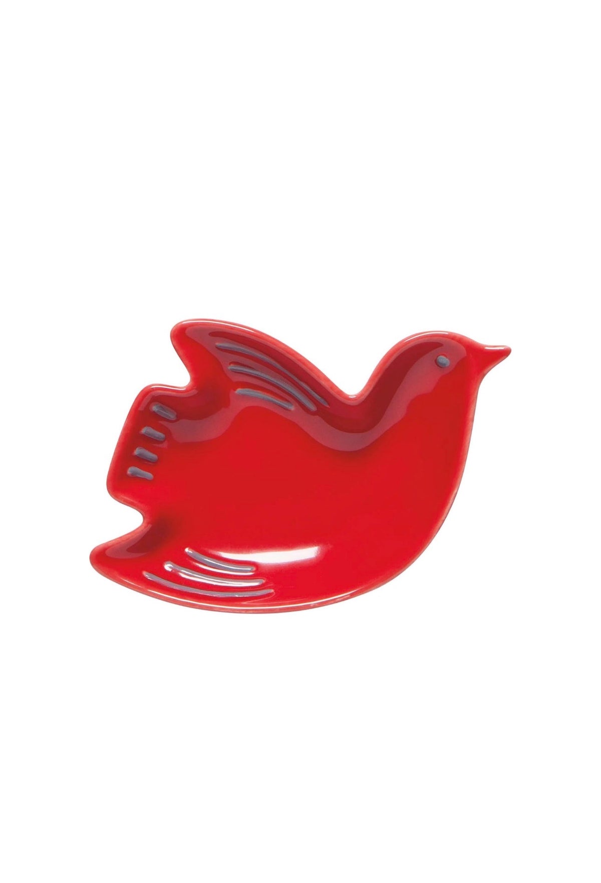 Red bird dice dish