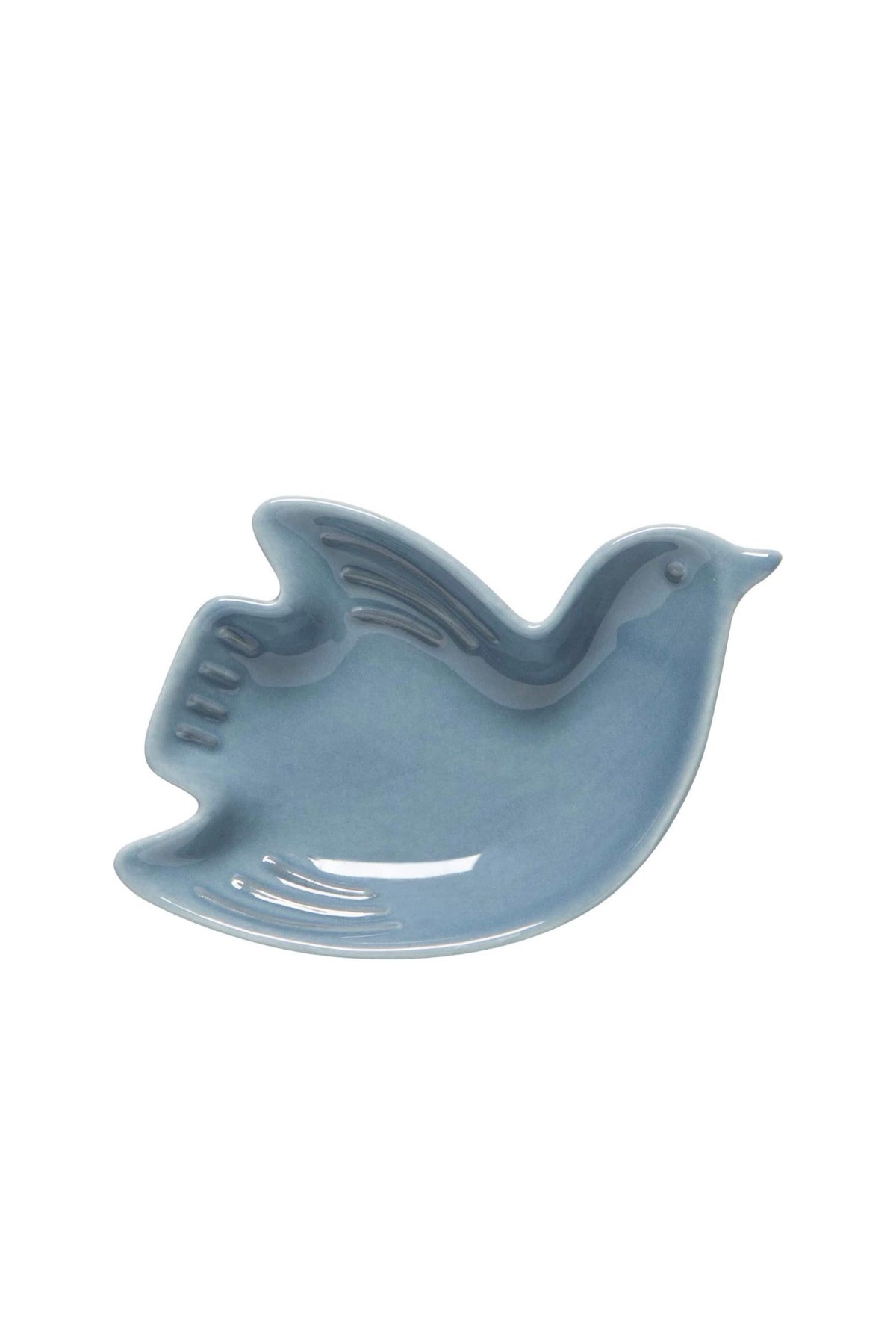 Blue bird dice dish