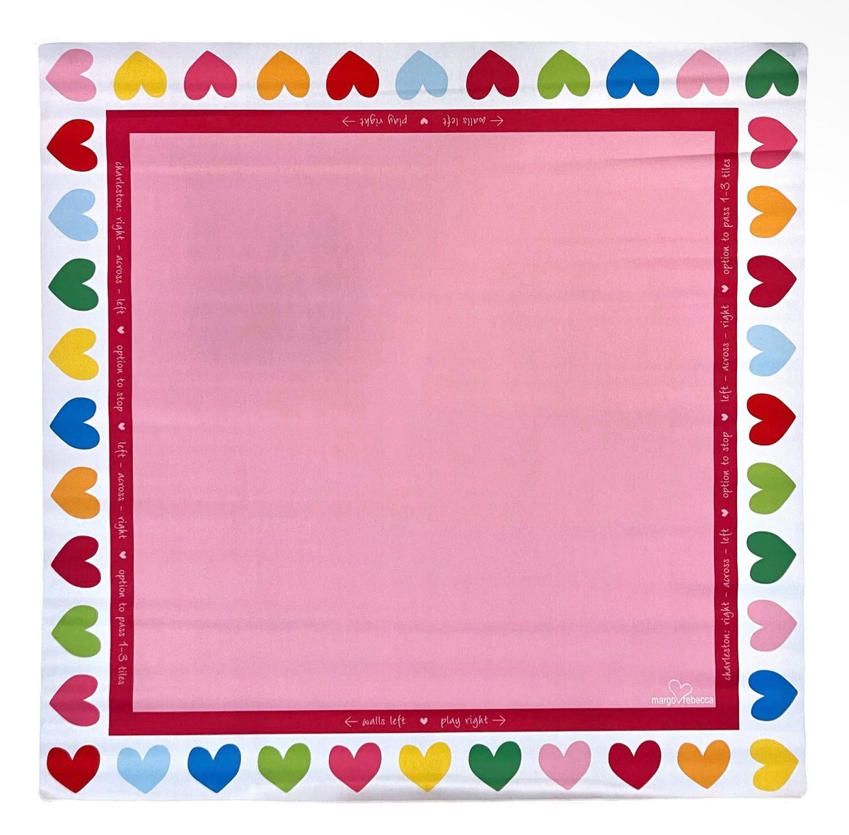 Pink hearts mat by Margo Rebecca - ships in about 3 weeks.