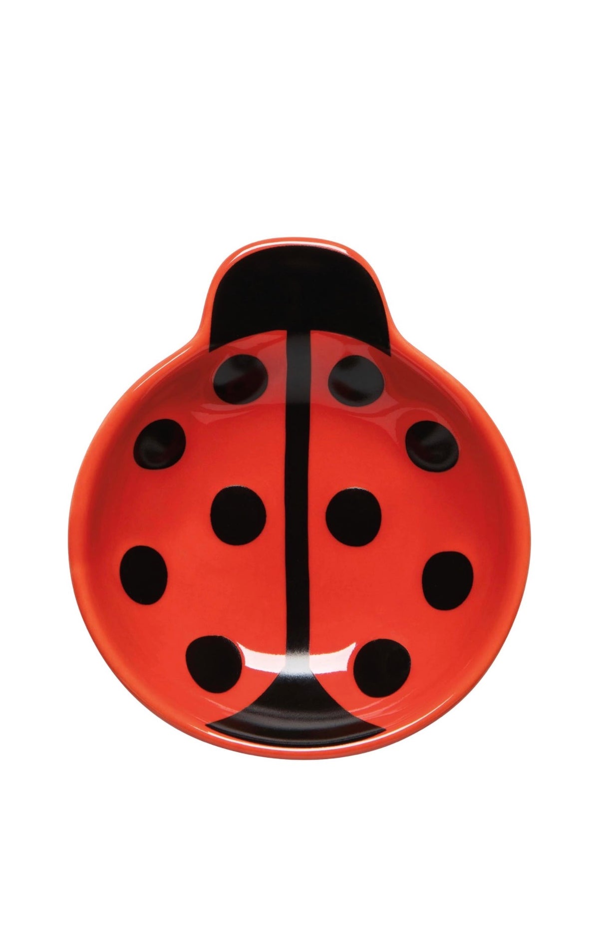 Red Ladybug dice dish