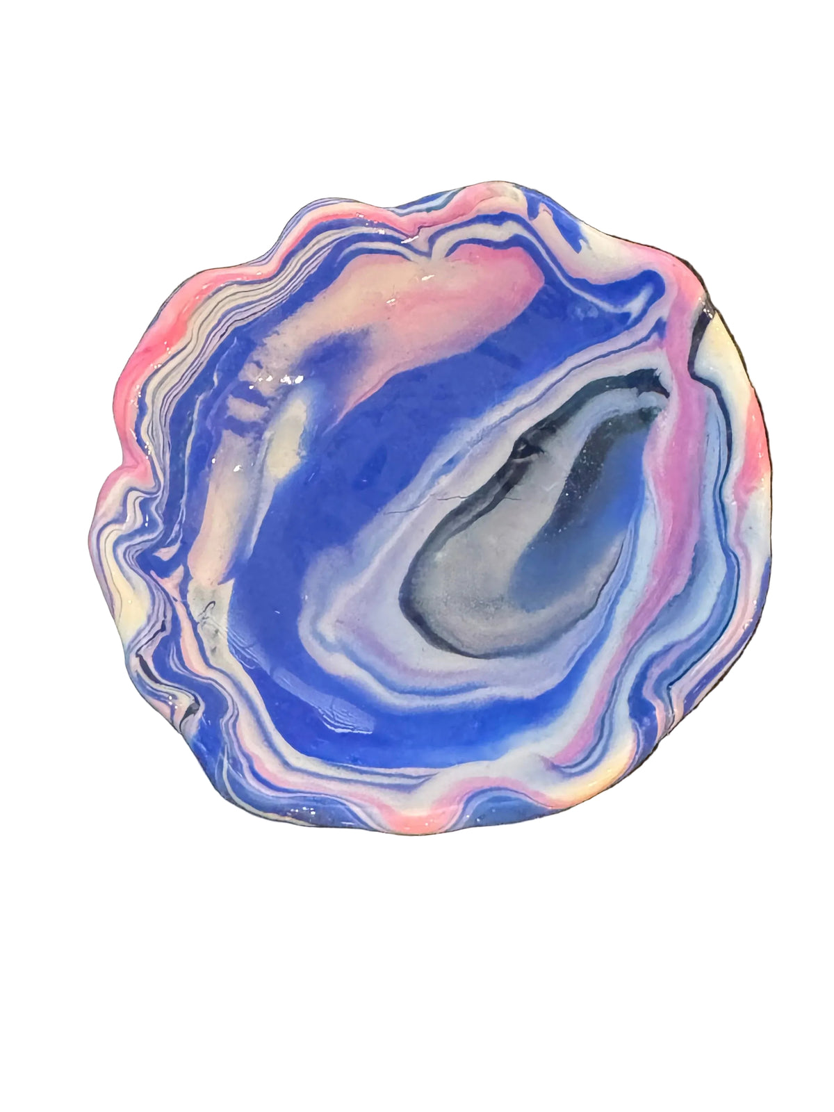 Pink / purple dice dish