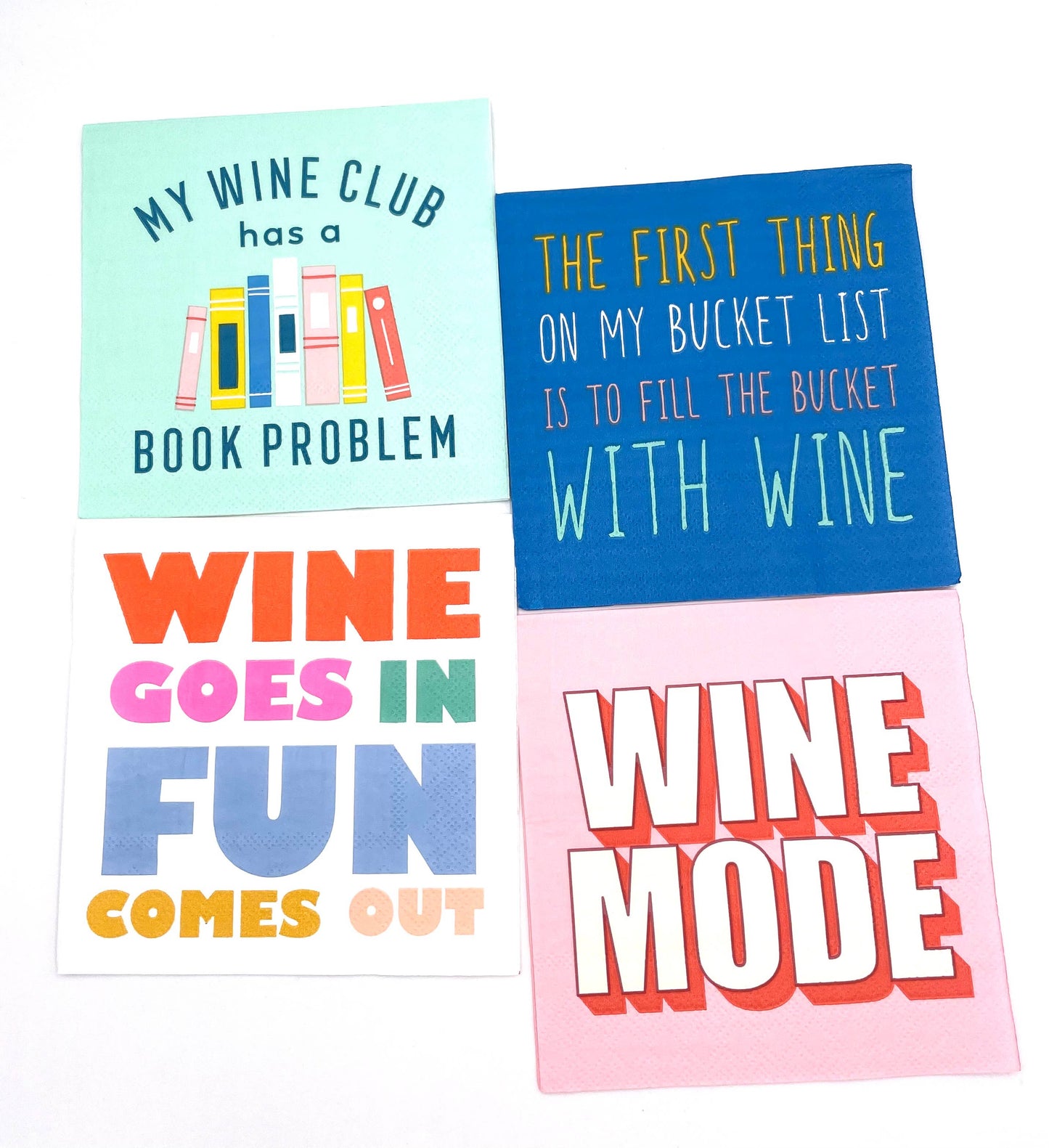 Book Club Cocktail Napkins | My Wine Club