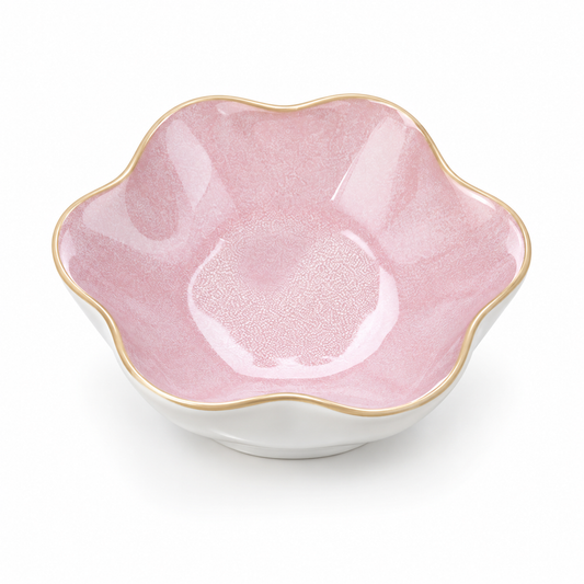 Pink Lotus dice dish