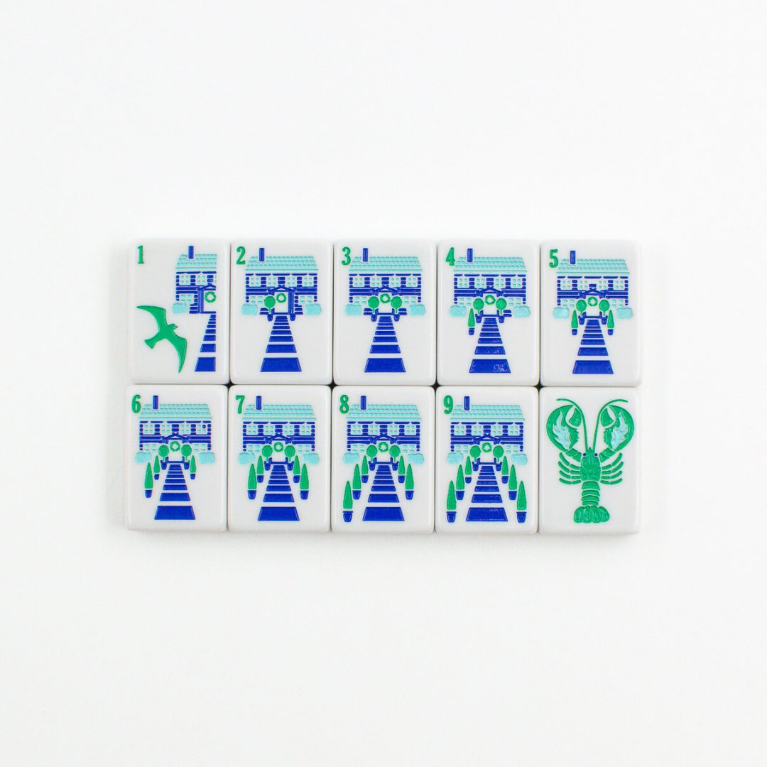 THE NEW ENGLAND SERIES - Mahjong with Nautical Flair