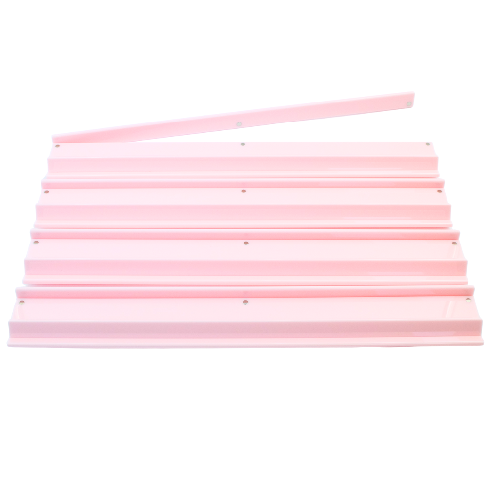 MAHJONG RACKS | Premium Acrylic | 4 Racks + 4 Pushers: Solid Magenta - ships in about 2 weeks.