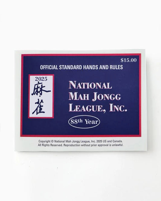 NMJL Card - 2025