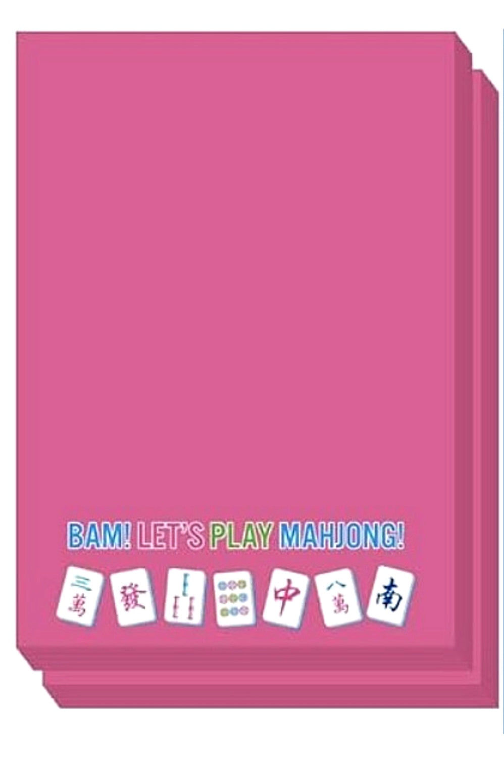 Bam! Let's Play Mahjong - Sticky Notepad