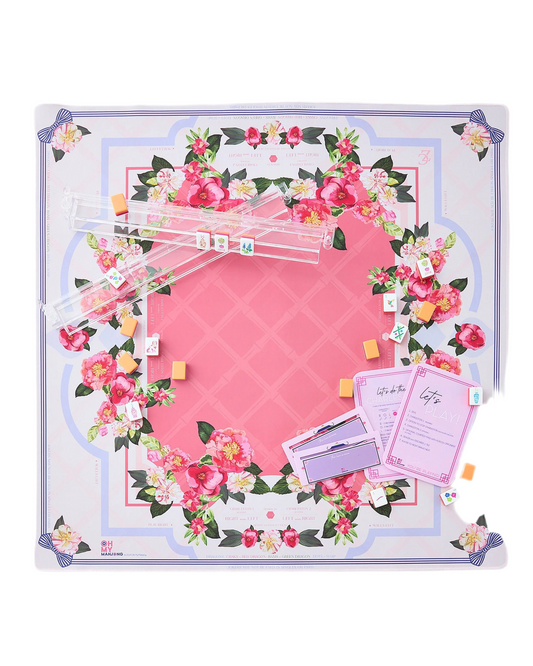 Camellia Mahjong Mat