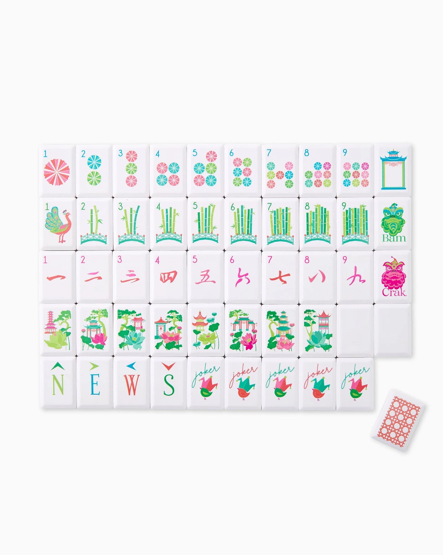 Sunburst Debutante Mahjong Tile Set - ships in about 10 bus. days