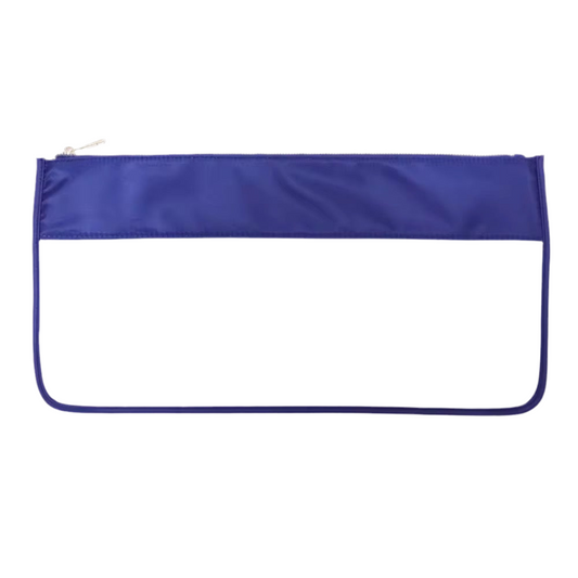 Mahjong Tile Bag with Zipper -  Navy