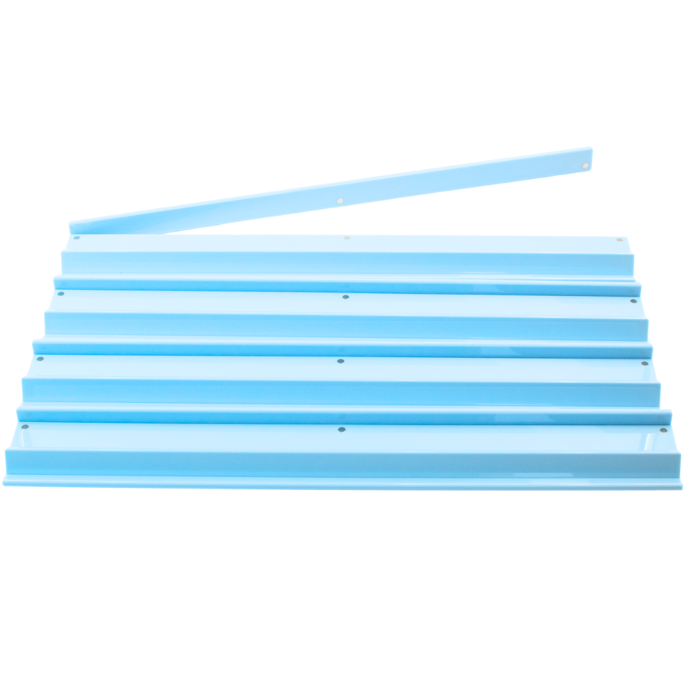 MAHJONG RACKS | Premium Acrylic | 4 Racks + 4 Pushers: Solid Macaron Purple