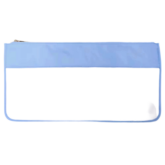 Mahjong Tile Bag with Zipper - Light Blue