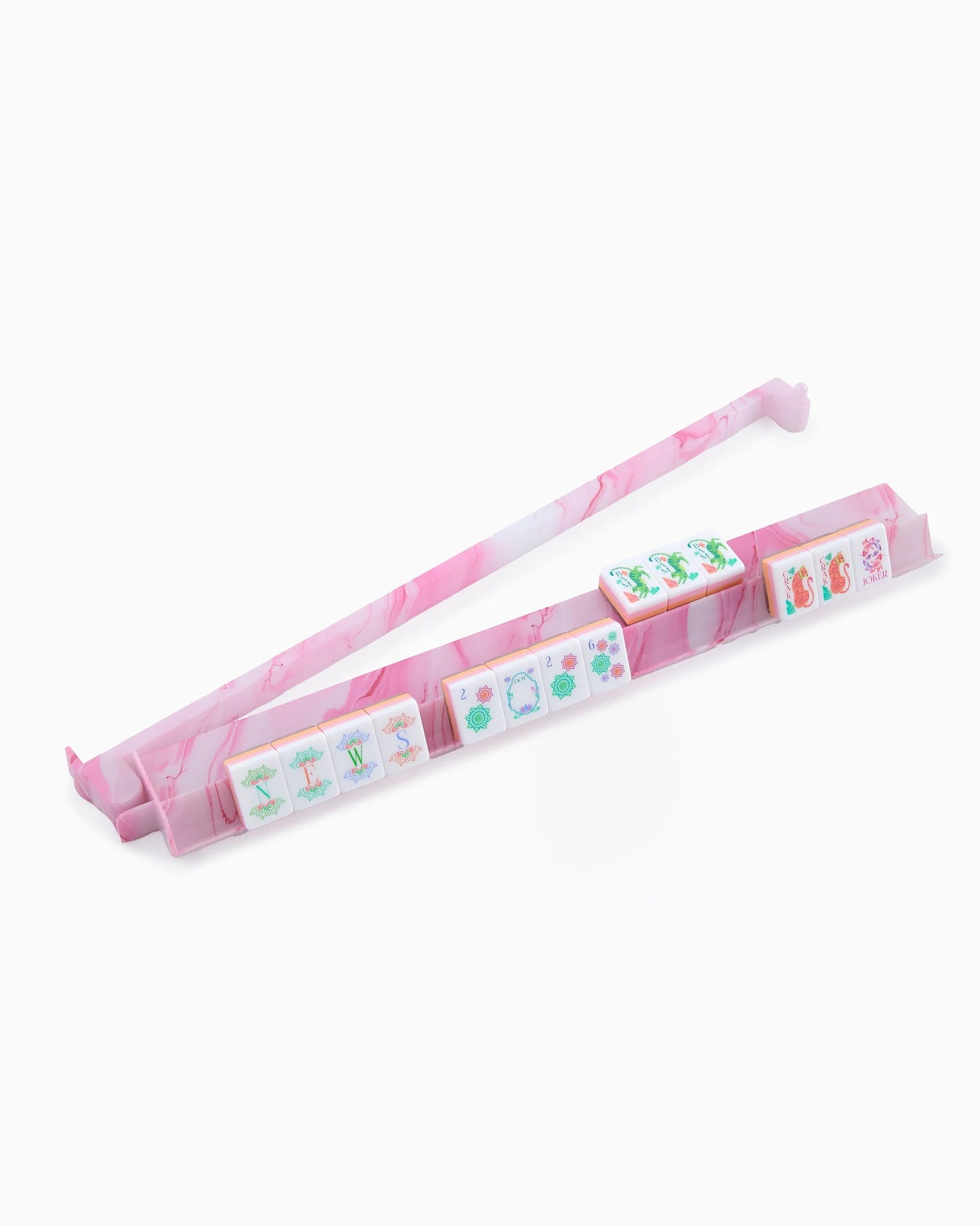 Pink Quartz Rack and Pusher Set 18.5 inch