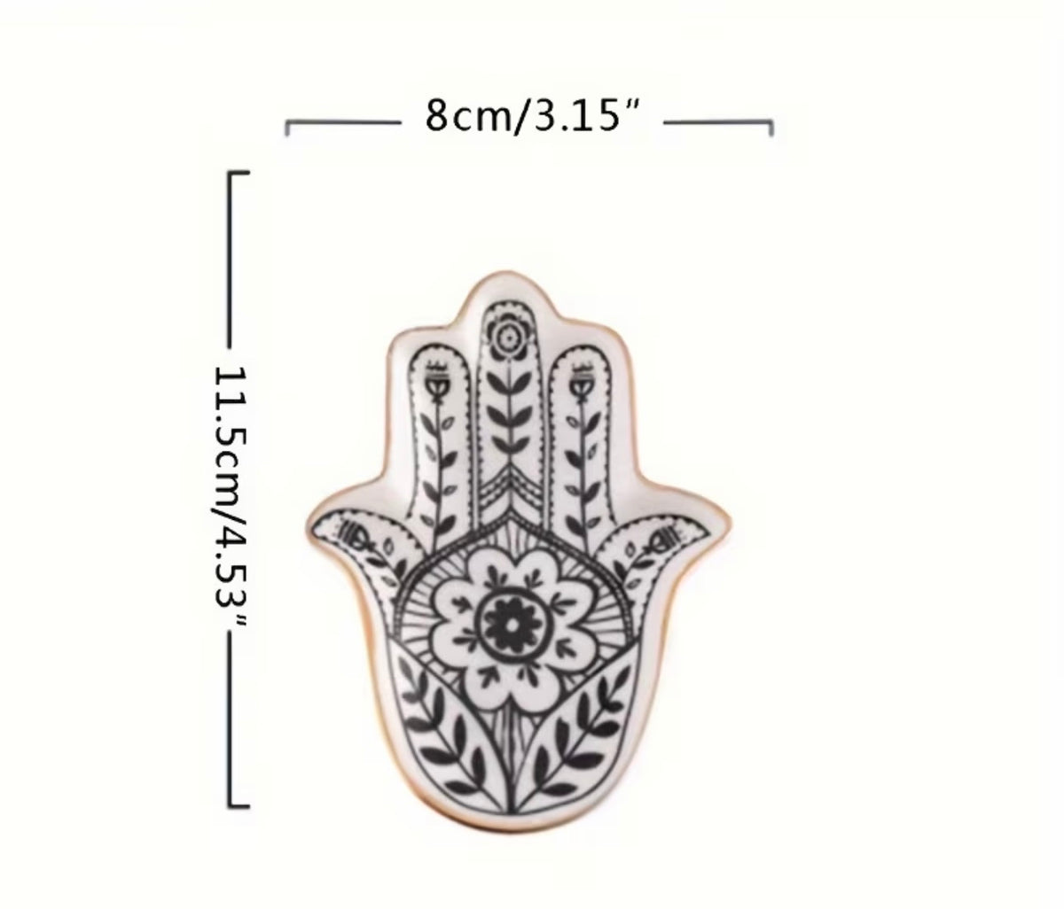Hamsa dice dish