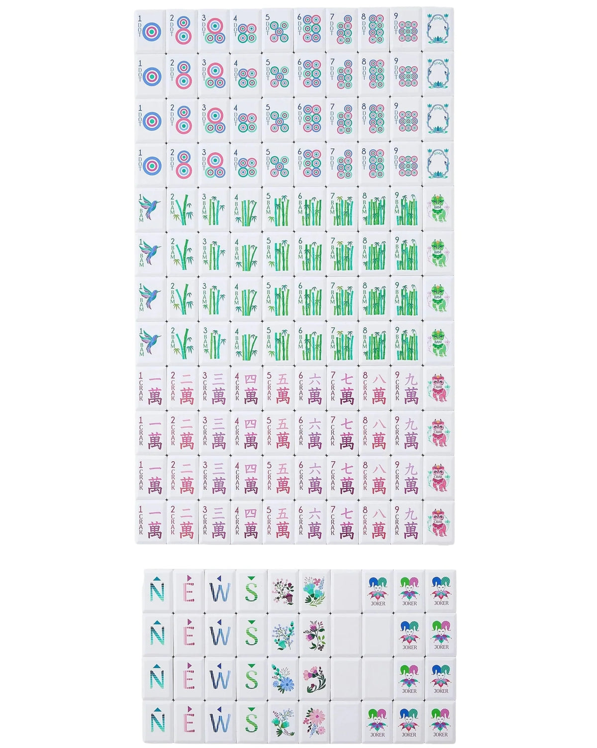 Jardin Debutante Mahjong Tile Set - Contact to order