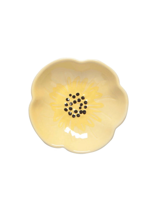 Yellow Flower dice dish