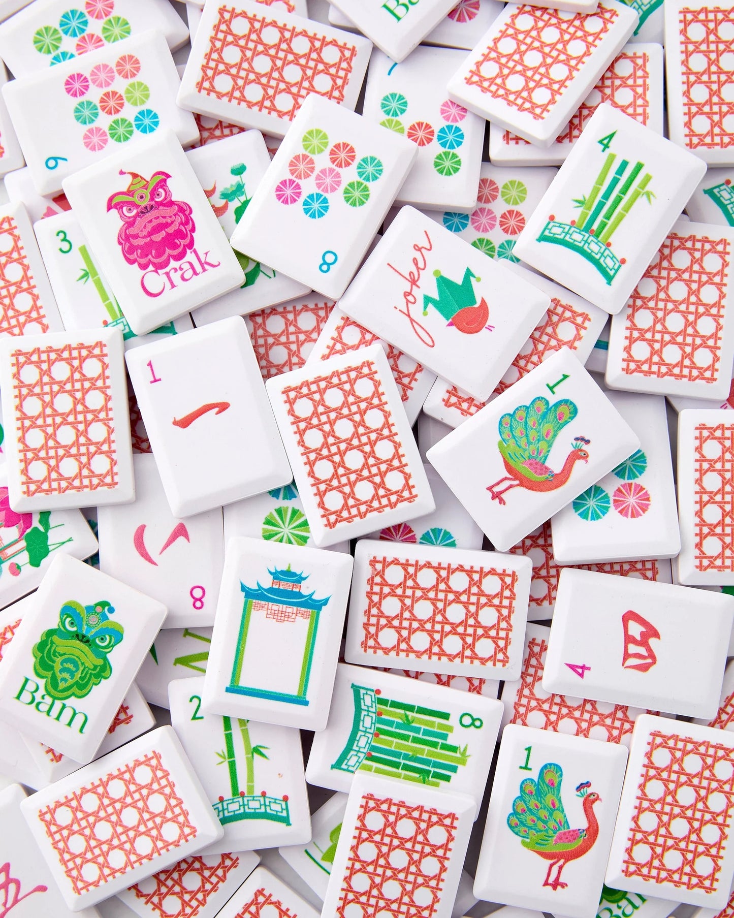 Sunburst Debutante Mahjong Tile Set - ships in about 10 bus. days