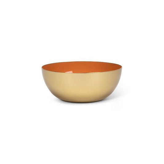 Mini Enamel Bowl - 4" - Pumpkin
