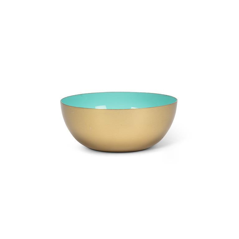 Mini Enamel Bowl - 4" - Aqua