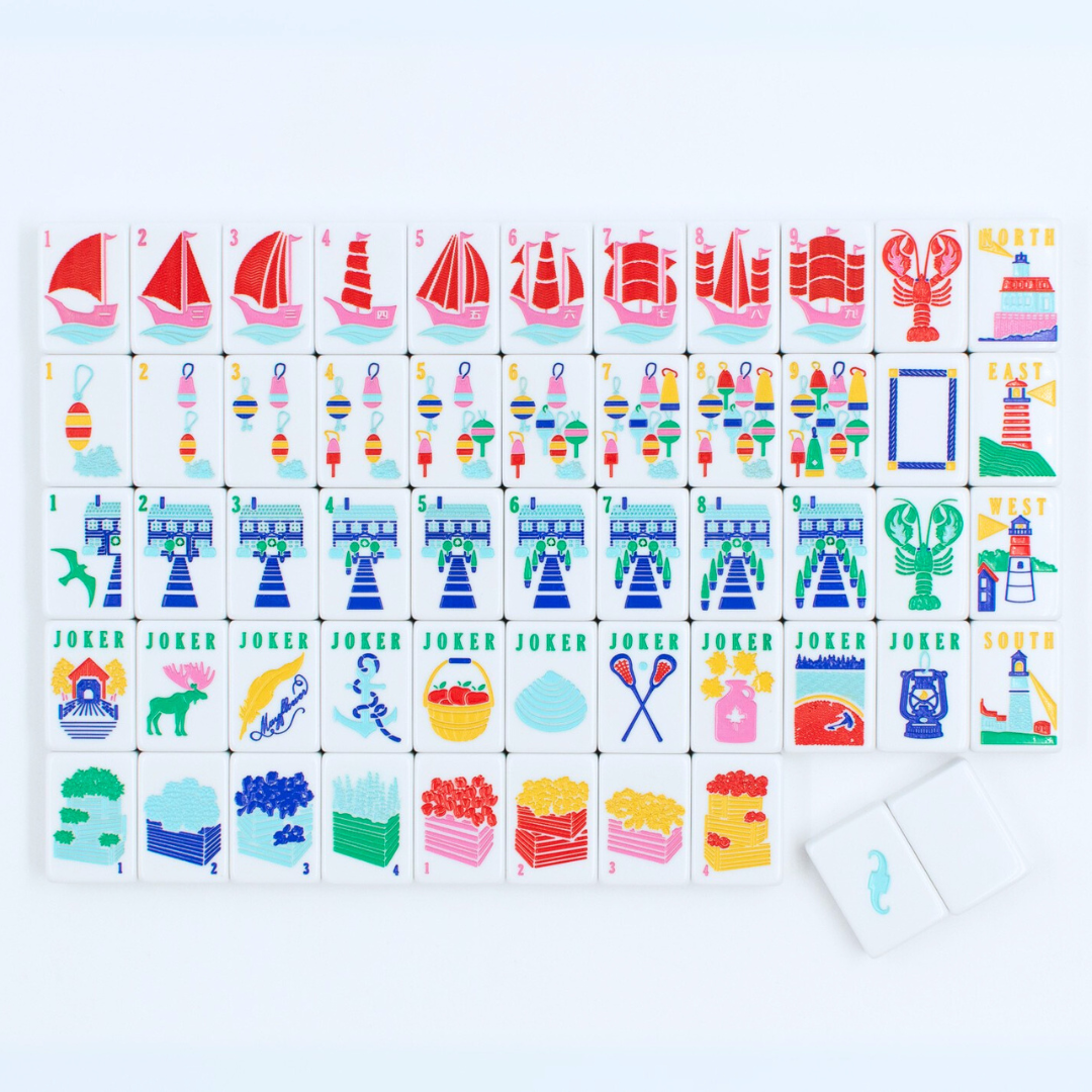 THE NEW ENGLAND SERIES - Mahjong with Nautical Flair