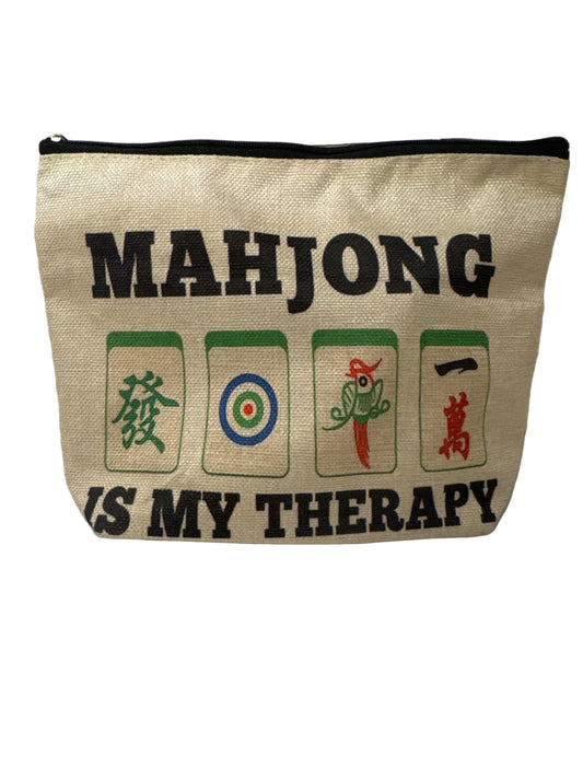 Mahjong Essentials Pouch - Style - Mahjong is my Therapy