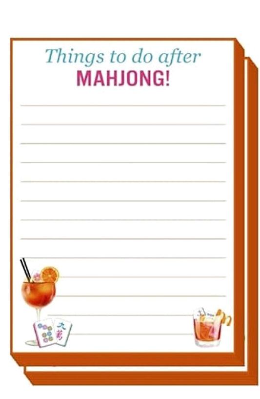 Things to do after Mahjong! (Orange) - Sticky Notepad