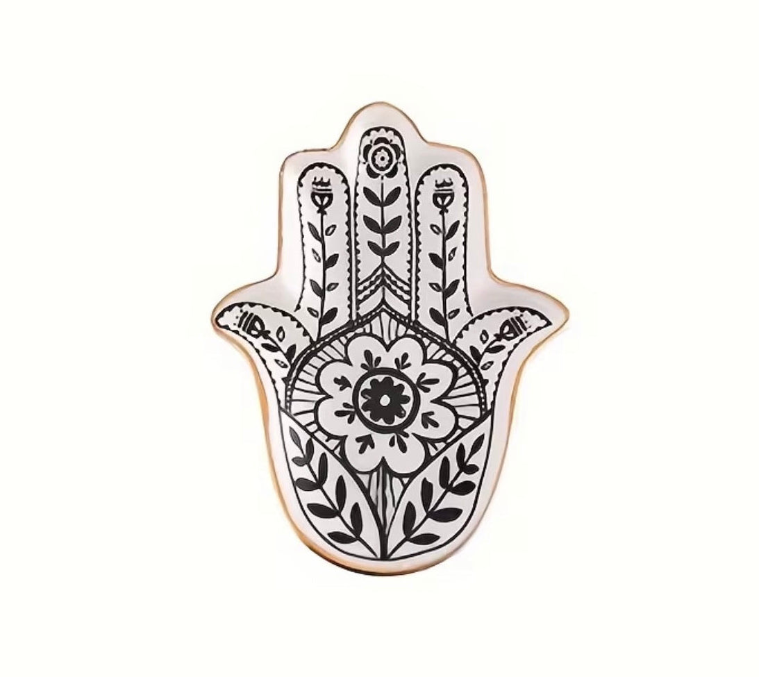 Hamsa dice dish