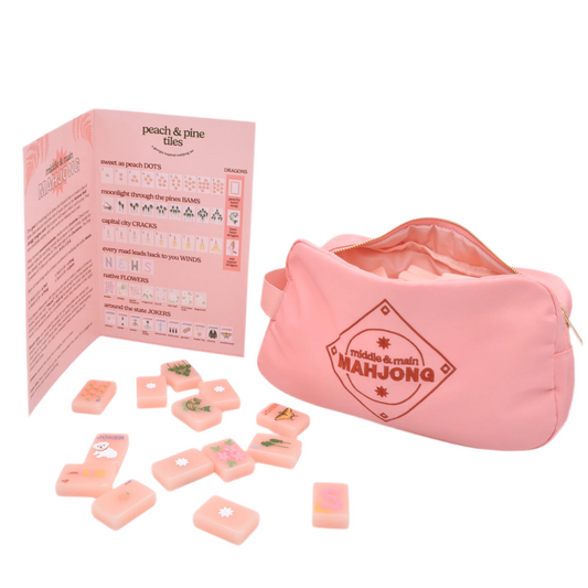Middle & Main Peach & Pine Tiles- A Georgia Inspired Mahjong Set