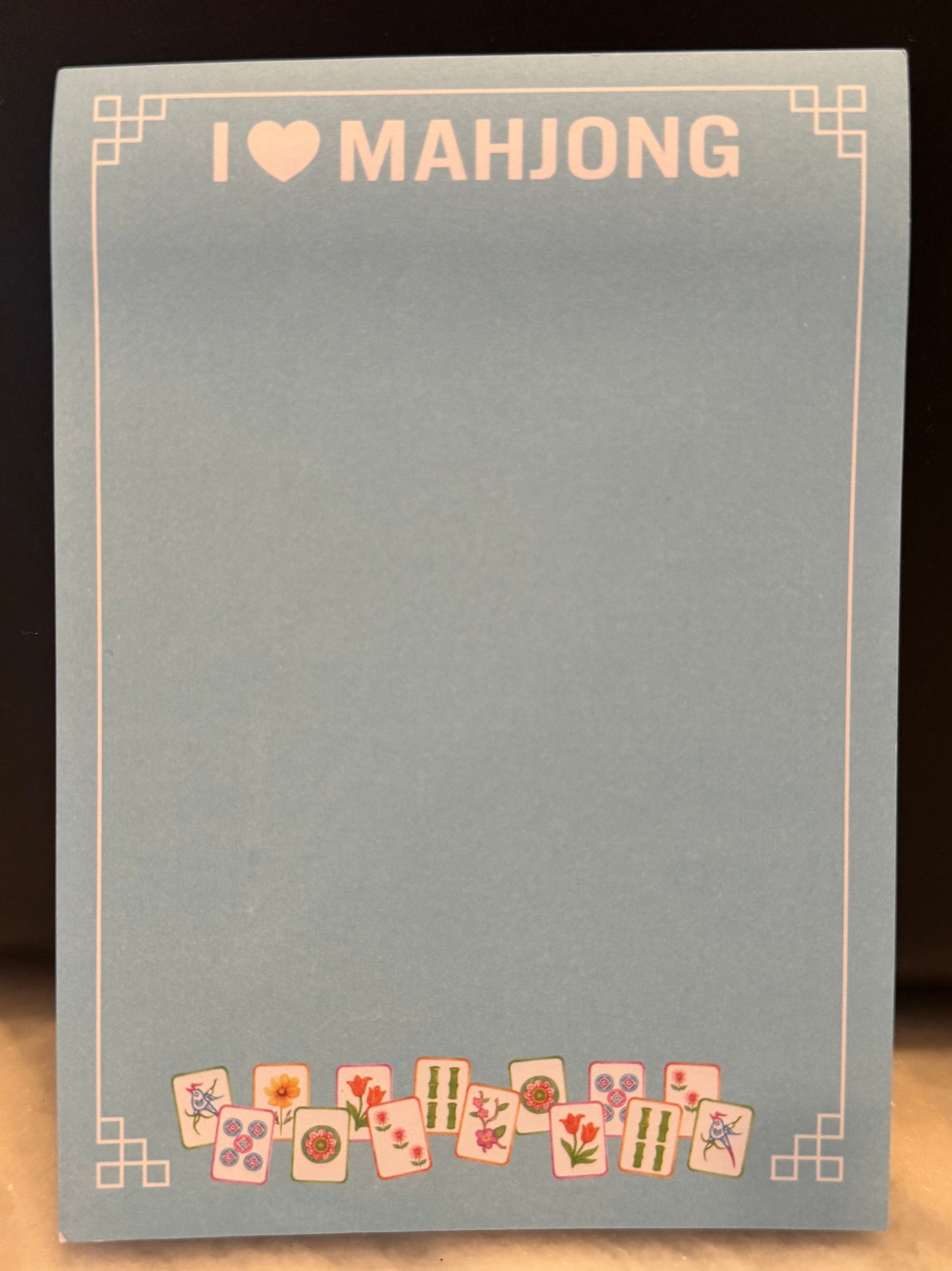 I 💙 Mahjong - Sticky Notepad