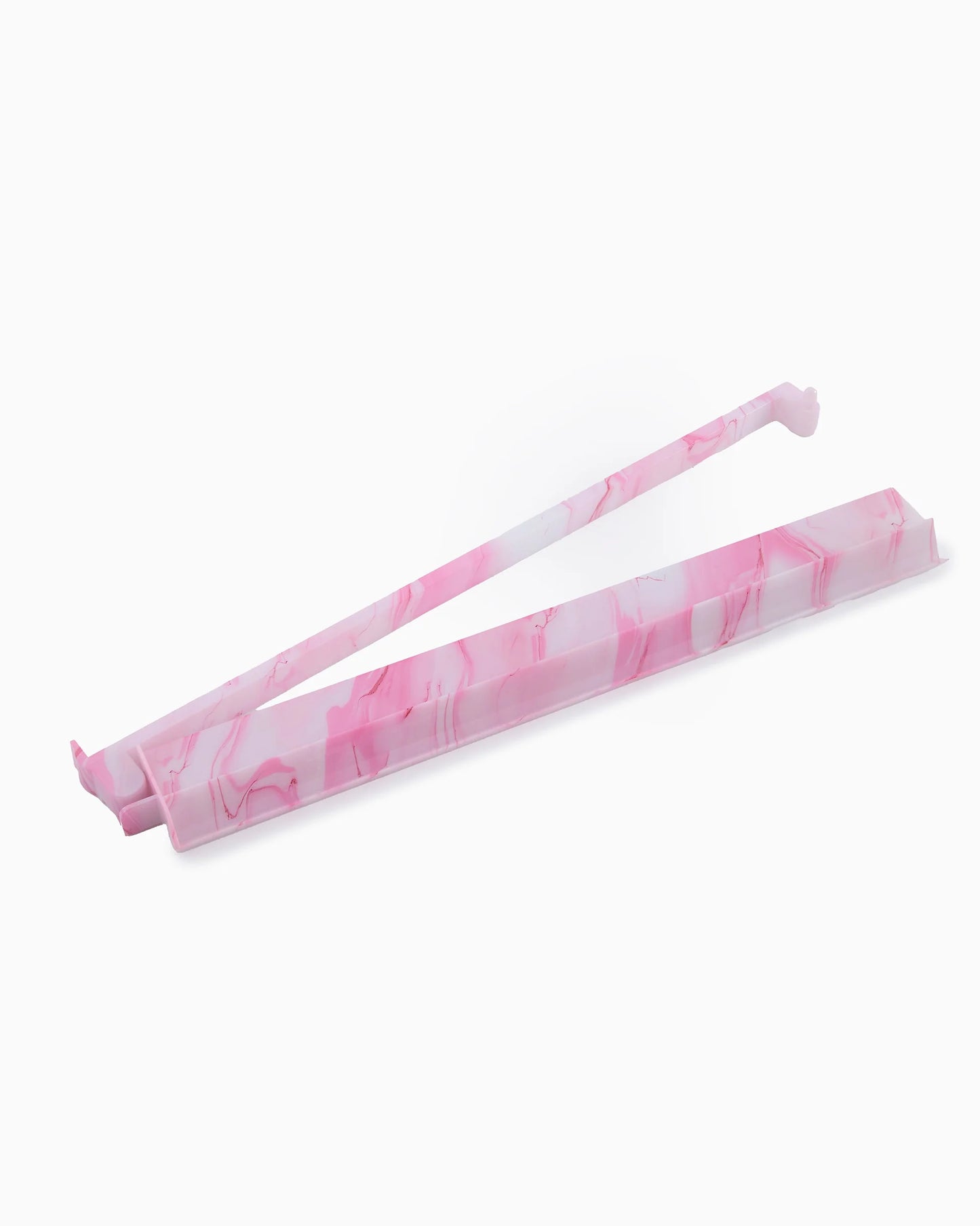 Pink Quartz Rack and Pusher Set 18.5 inch