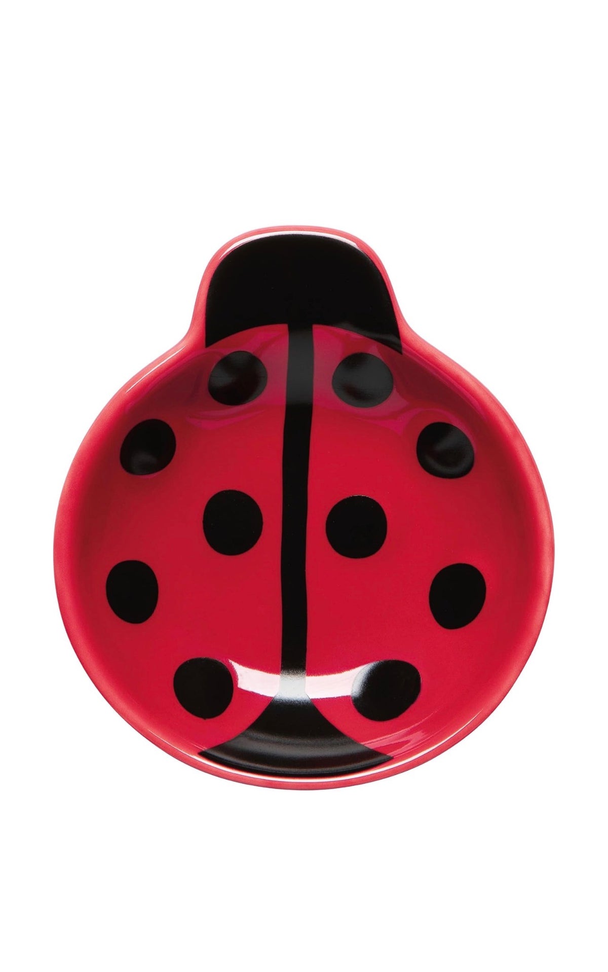 Red Ladybug dice dish