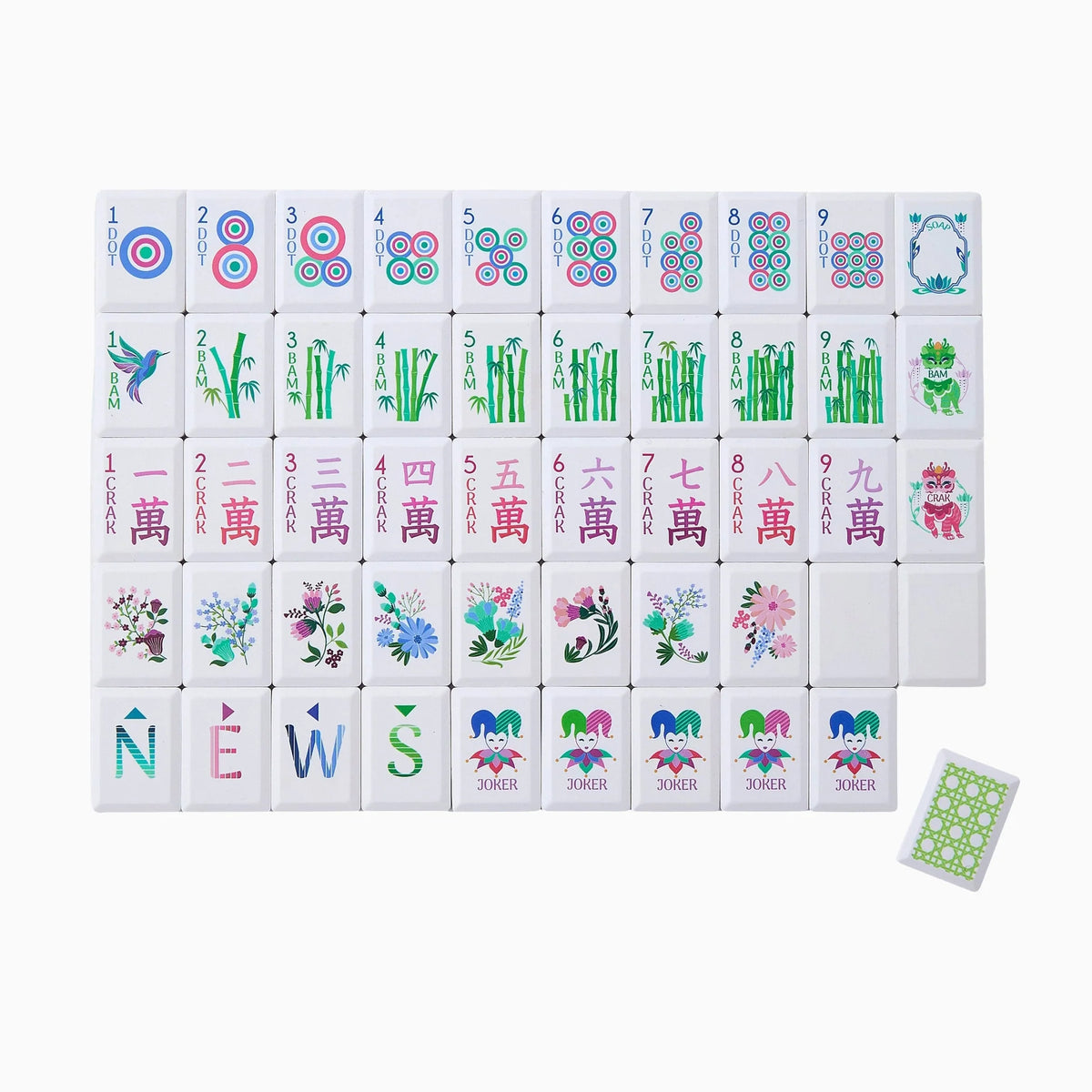 Jardin Debutante Mahjong Tile Set - Contact to order