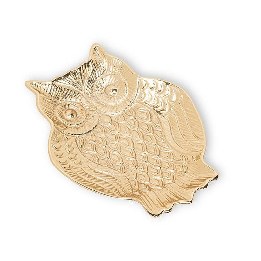 Wise Owl Gold Tray - Dice / Trinket Dish