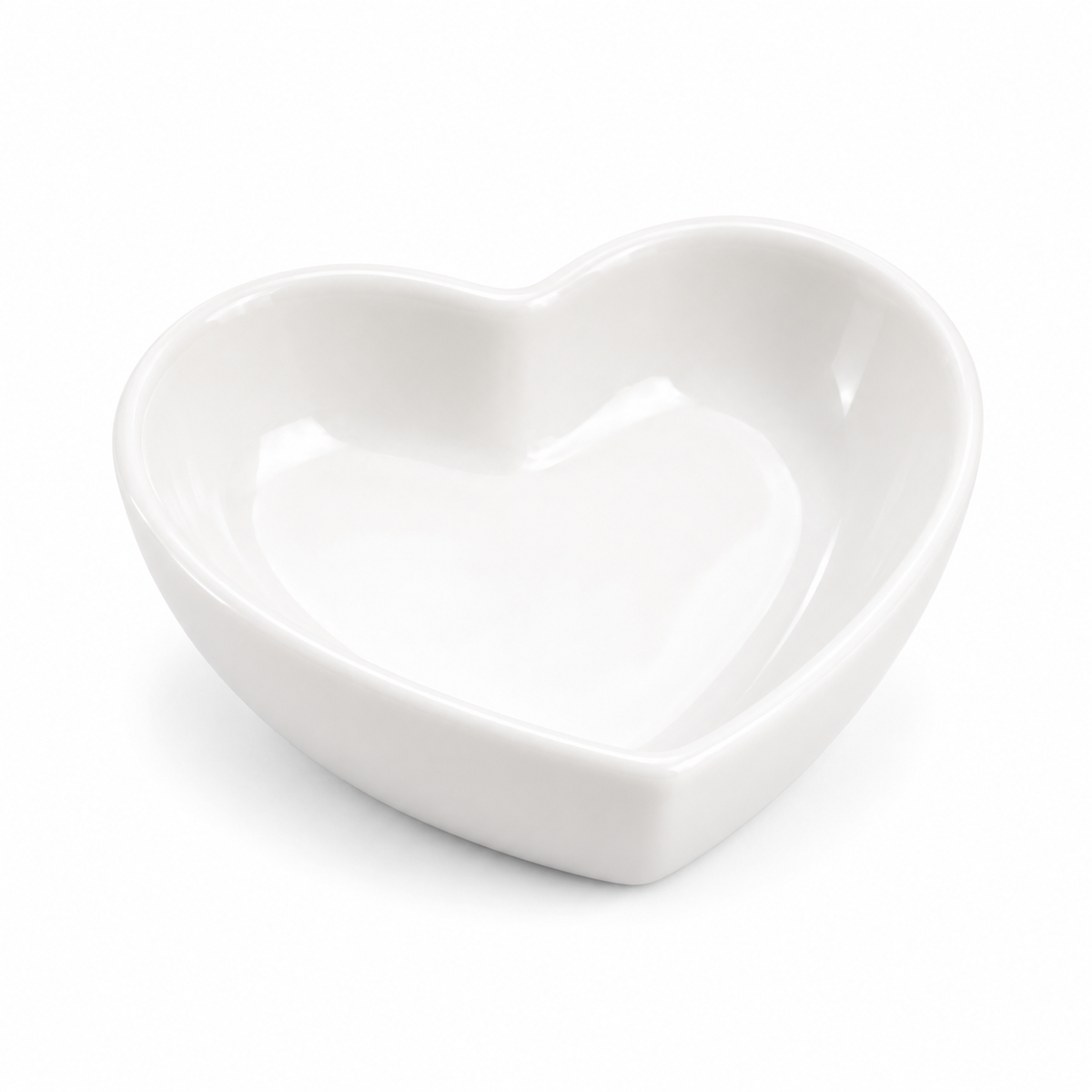 White heart - Dice / Trinket Dish