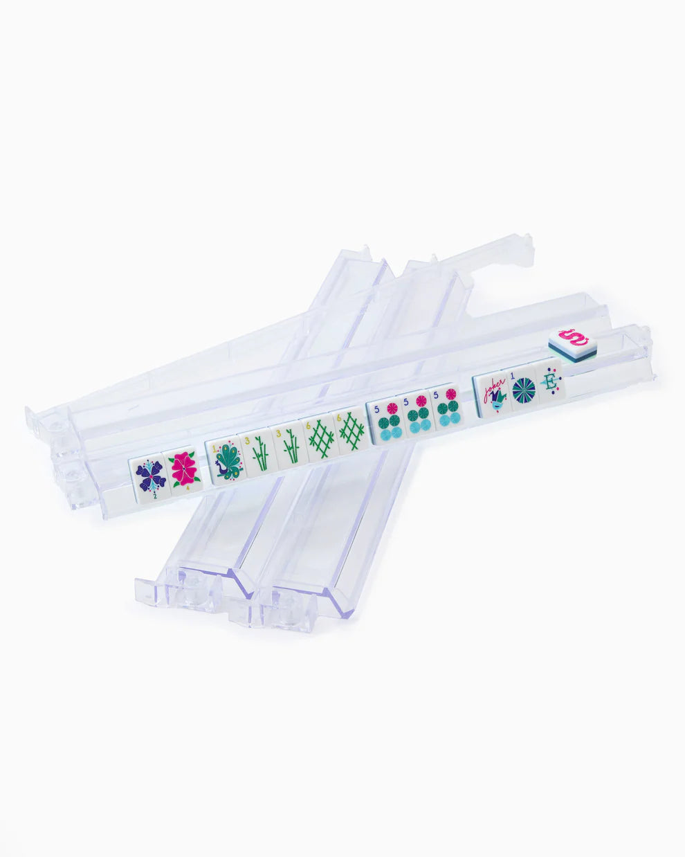 Clear Acrylic Rack & Pusher Set - 18.5 inch