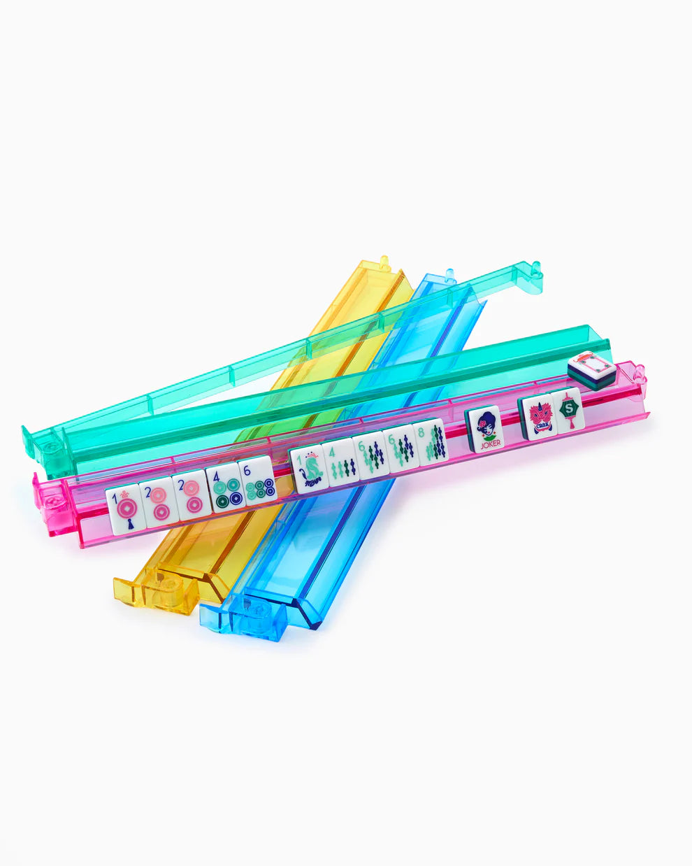 Multicolour Rack & Pusher Set - 18.5 inch