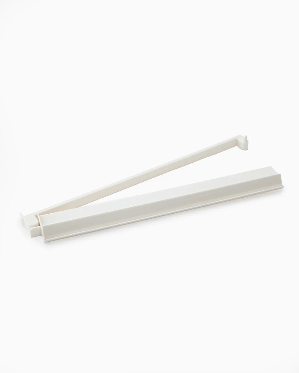 White Acrylic Rack & Pusher Set - 18.5 inch