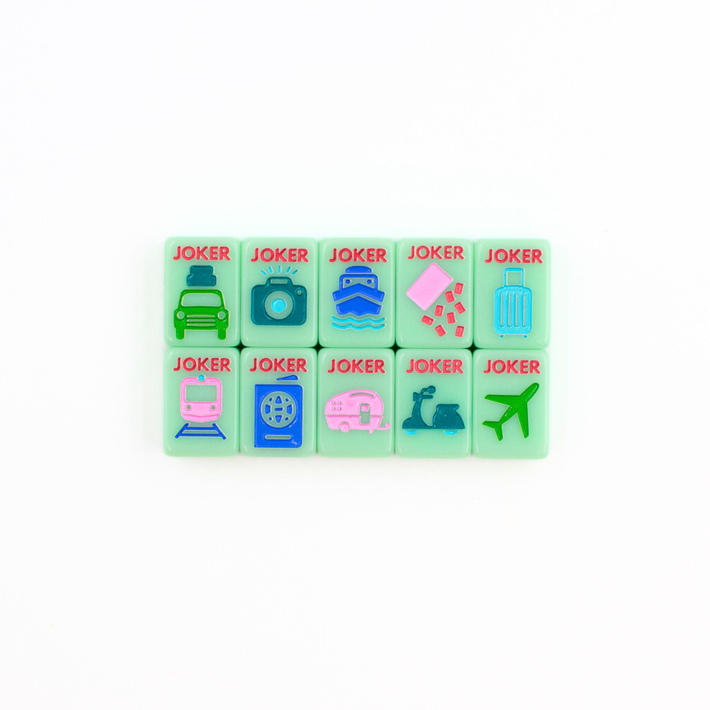 MINI TRAVEL MAHJONG  |  Mini Anywhere Series  |  Green