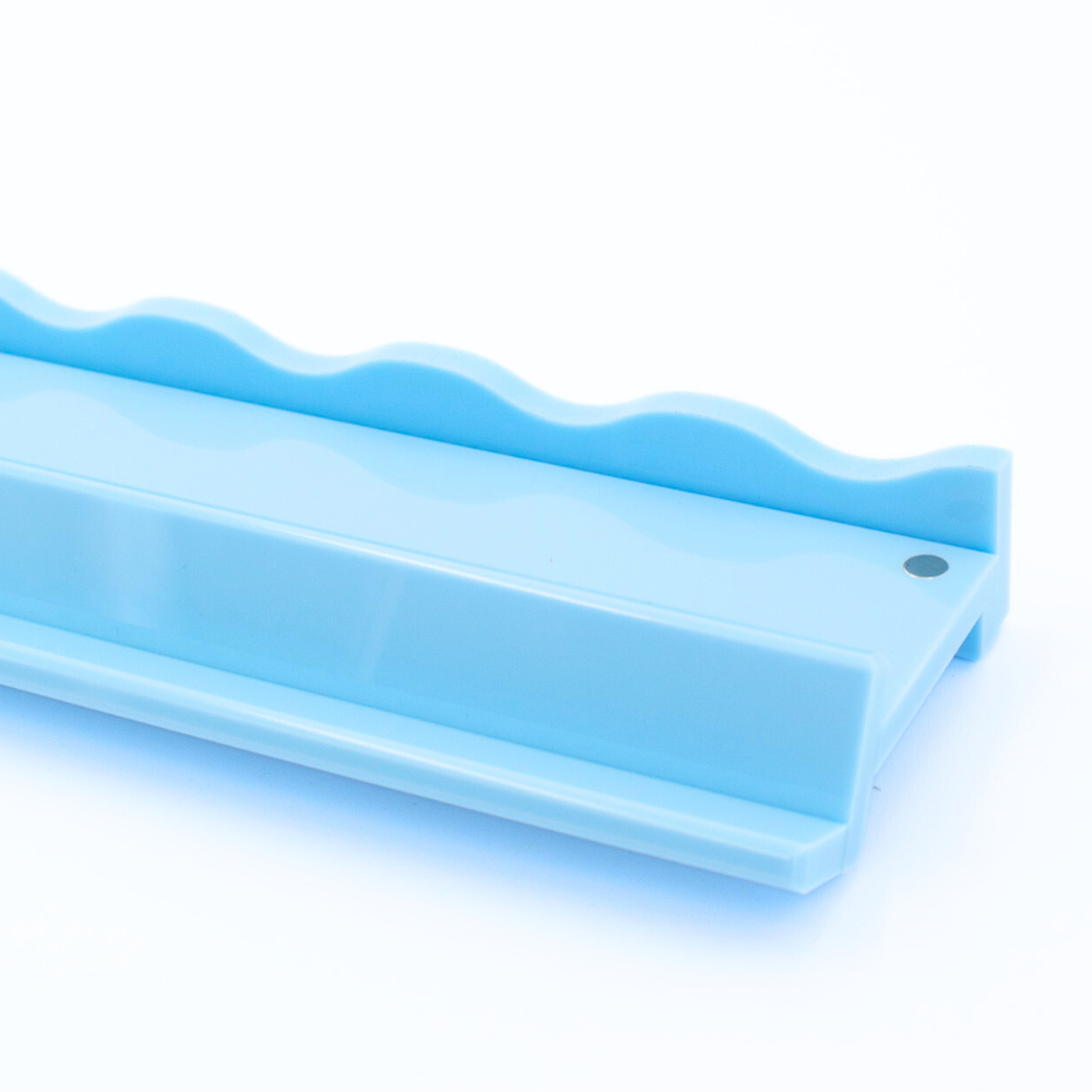 MAHJONG RACK PUSHER ADD ON-MAGNETIC | Premium Acrylic Set(4): Transparent-Wavy-Clear