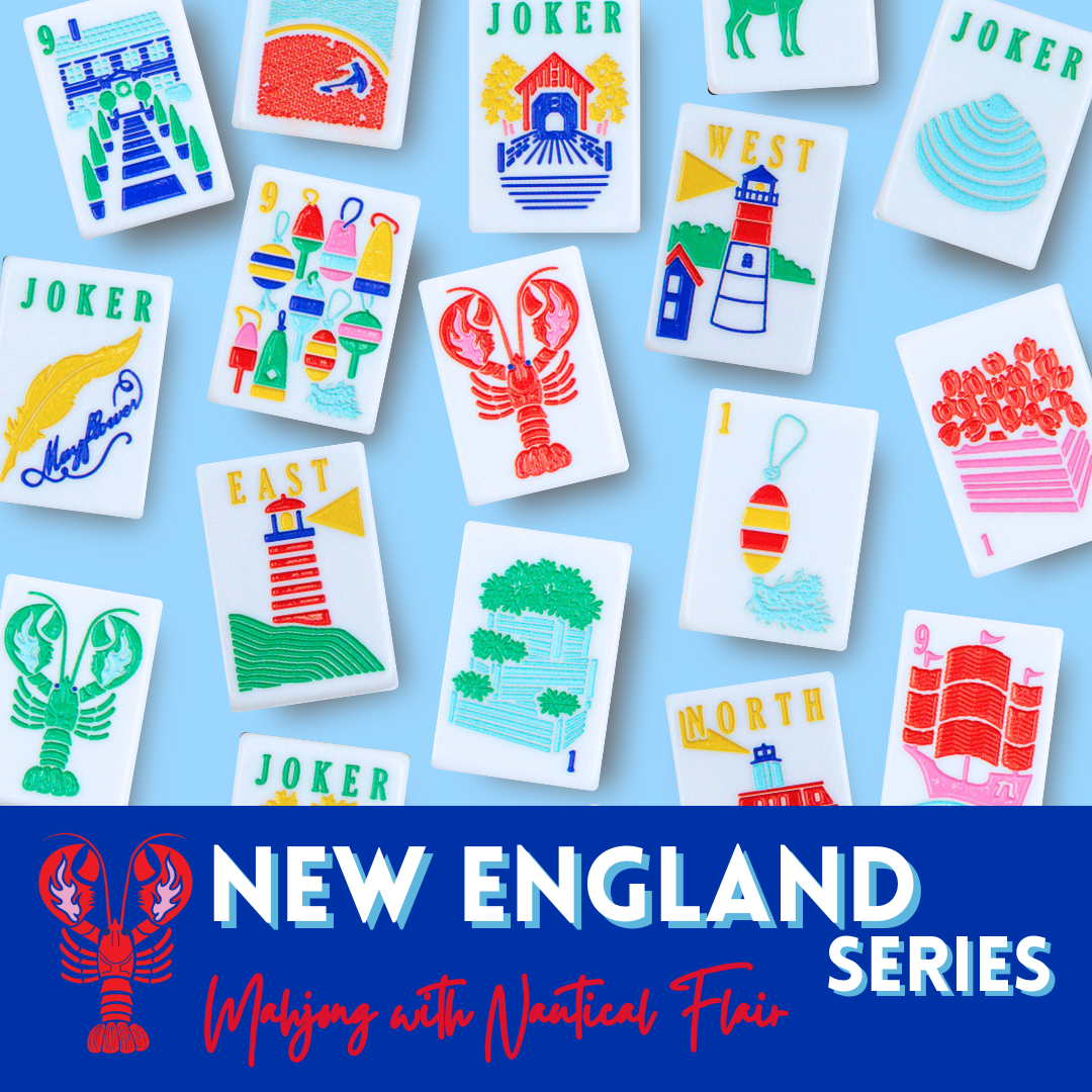 THE NEW ENGLAND SERIES - Mahjong with Nautical Flair