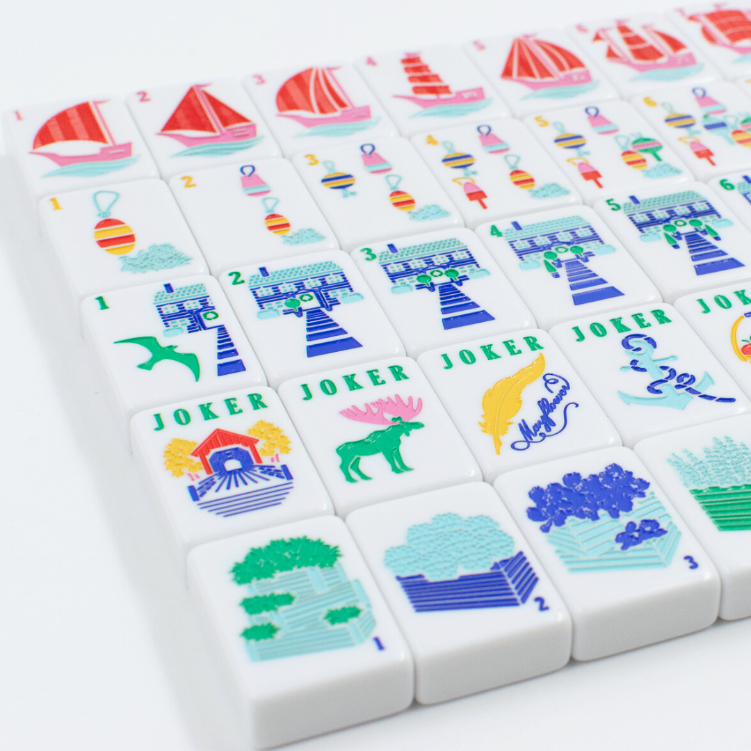 THE NEW ENGLAND SERIES - Mahjong with Nautical Flair