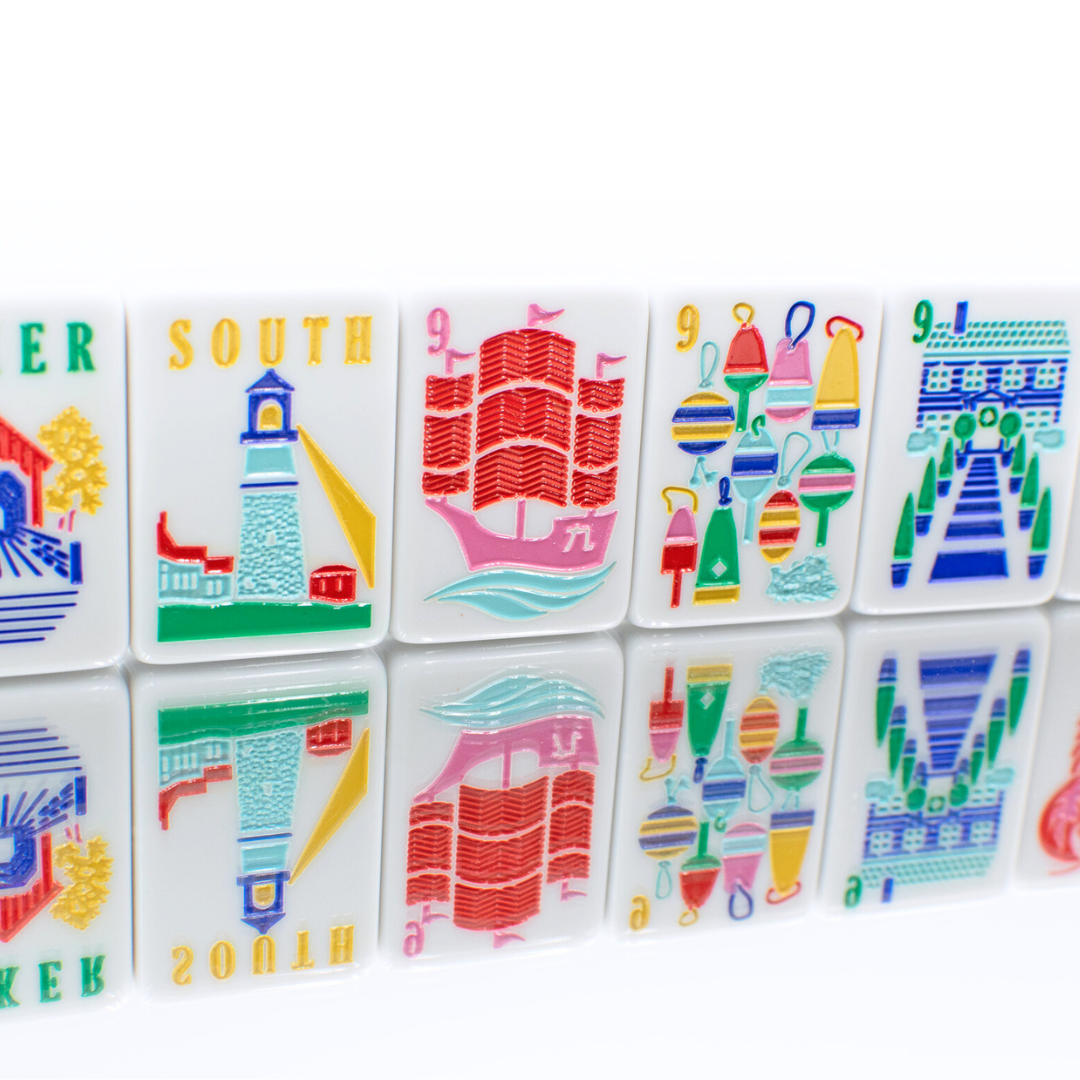 THE NEW ENGLAND SERIES - Mahjong with Nautical Flair