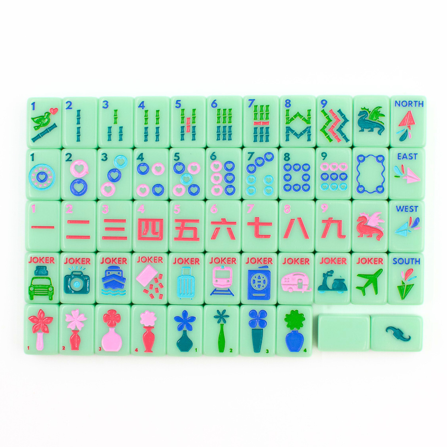 MINI TRAVEL MAHJONG  |  Mini Anywhere Series  |  Green
