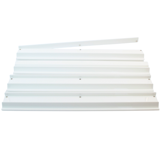 Premium Acrylic | 4 Racks + 4 Pushers: Solid White