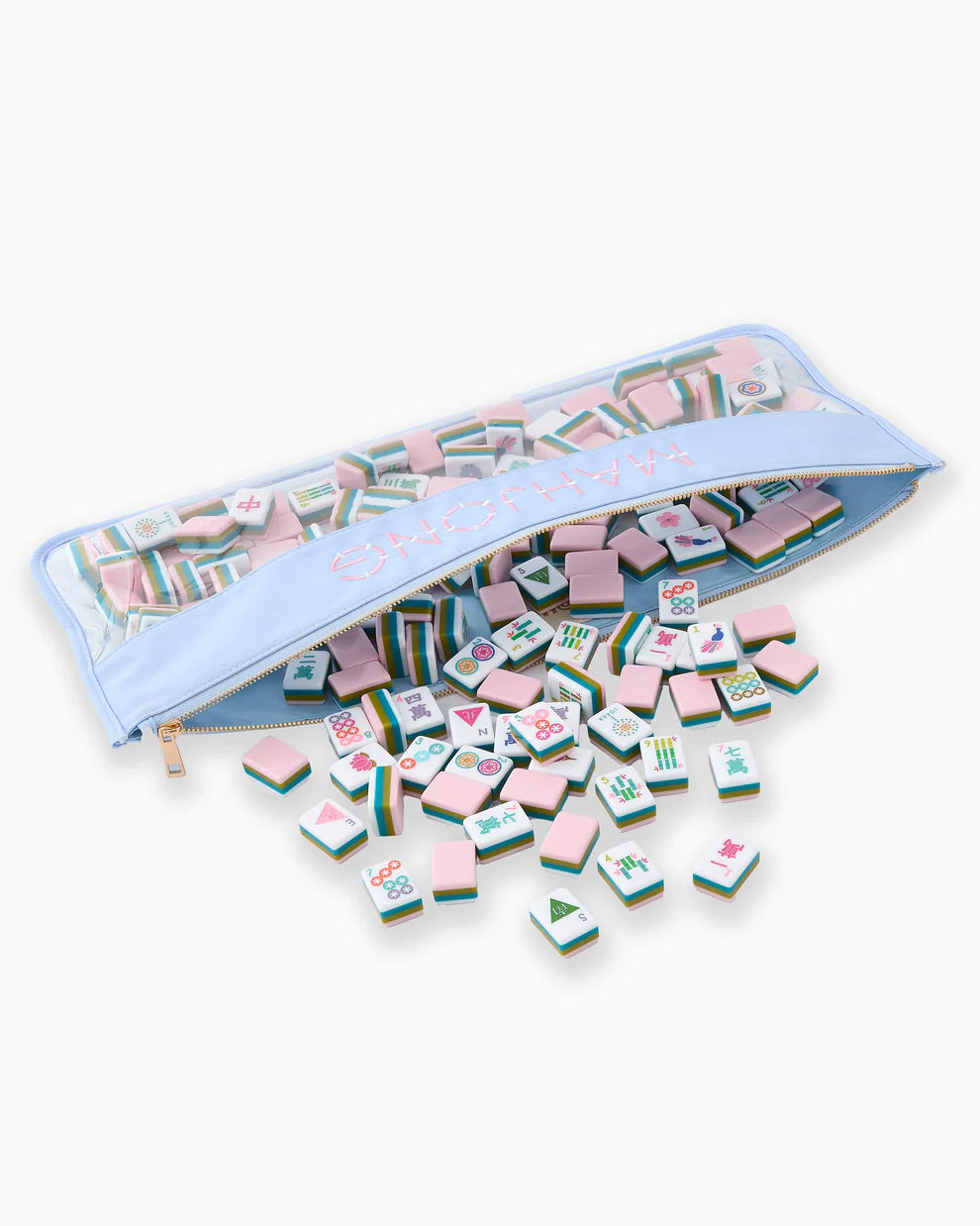 OMM Signature Light Blue Bamboo Mahjong Bag