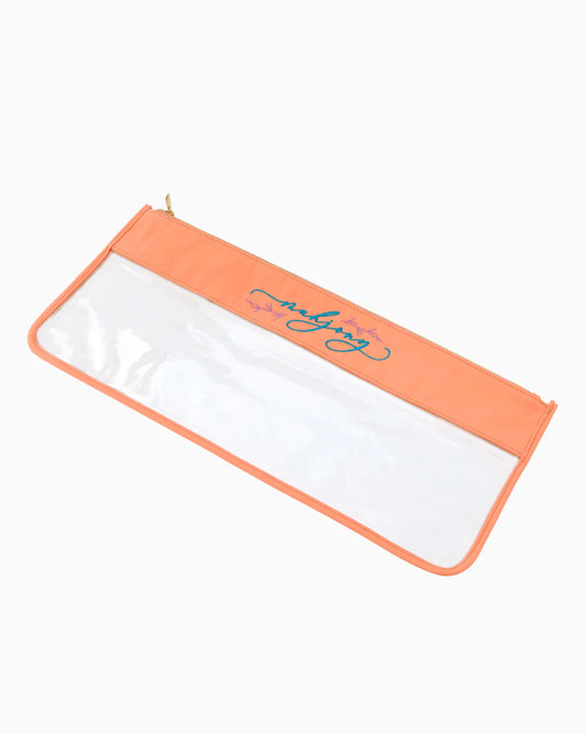 OMM Signature Peach Script Mahjong Bag